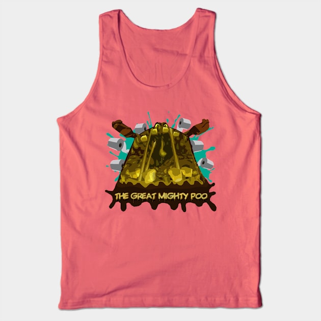 The Great Mighty Poo Tank Top by dogeandpepe